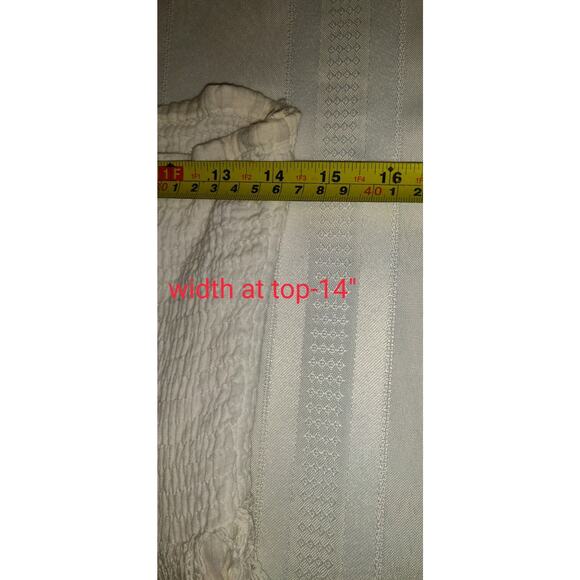 Raviya White Crocheted Skirt Dress Sz M Bohemian Beautiful Crochet Lined Medium - Picture 15 of 16